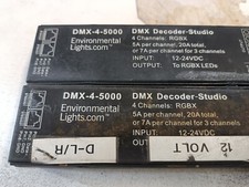 Environmental Lights DMX-4-5000 LED DMX Decoder-Studio 4Ch.x5A 7A 12-24VDC
