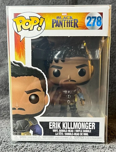 Funko Pop Marvel Black Panther- Killmonger #278 w/Protector