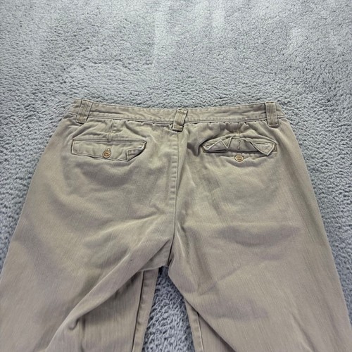 LL Bean Signature Chino Pant Mens 36x32 Beige Cotton Slim Straight - Picture 6 of 10