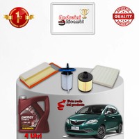 Set Service 4 Filter Und ÖL Lancia Ypsilon II 1.3 D Multijet 57KW 78CV 2016->