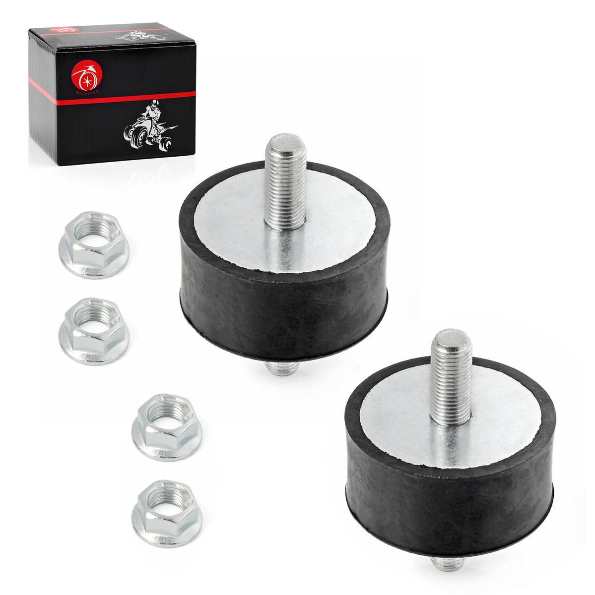 2x Rear Mounts Kit Engine Rubber Motor For Polaris Sportsman 335 400