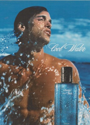Werbepapier - Advertising Paper - Cool Water von Davidoff
