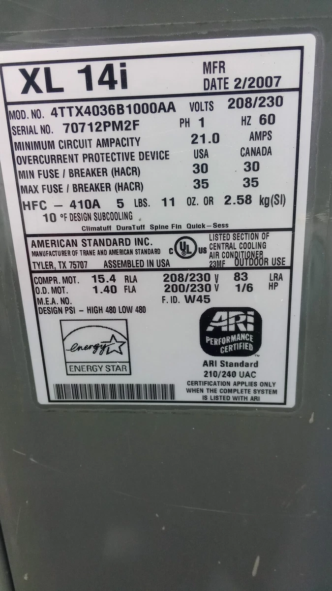How To Find The Trane Tonnage From Model Number, 50 OFF