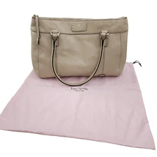 Kate Spade Teegan Berkshire Large Leather Satchel Tan EUC  DB