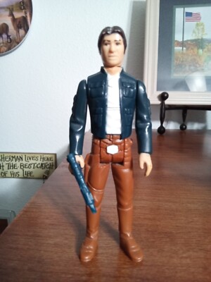 Vintage Star Wars 1980 Bespin Han Solo Figure Complete NO REPRO KADER NO COO VAR