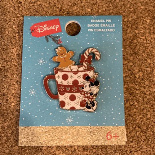 Loungefly Disney Minnie Mouse Peppermint Mocha Coffee Enamel Pin Holiday - Picture 2 of 3