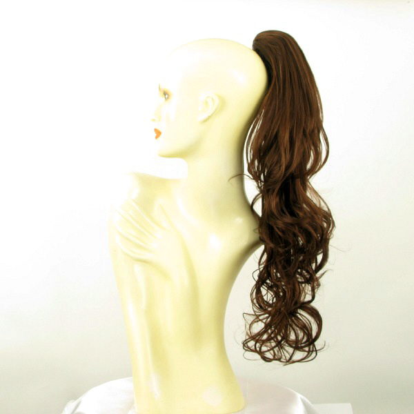 Faux pferdeschwanz lockig 65 cm dunkelbraune kupfer 6 31 postiche cheveux