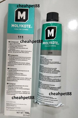 Molykote 111 Compound - O-Ring Lubricant and Sealant (6 Grams Molykote 111 Compound - O-Ring Lubricant and Sealant (6 Grams