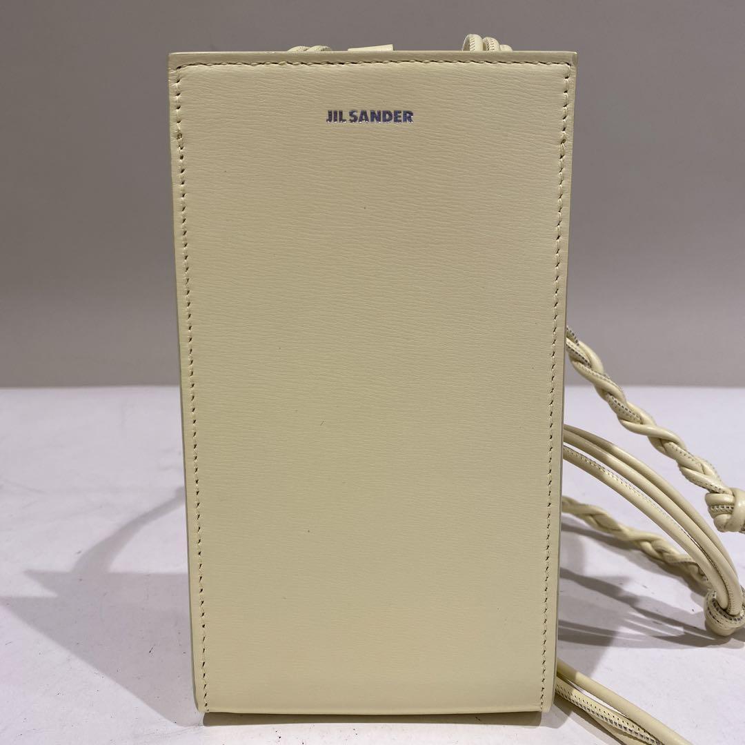 K00126 Jil Sander Phone Case Yellow Women Bag Accessory Original