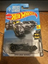 2019 Hot Wheels Batman - Justice League Batmobile #66 Silver