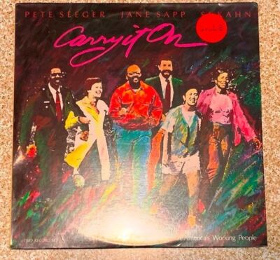 Pete Seeger Jane Sapp Carry It On New Factory Sealed Vinyl LP Record Album NM