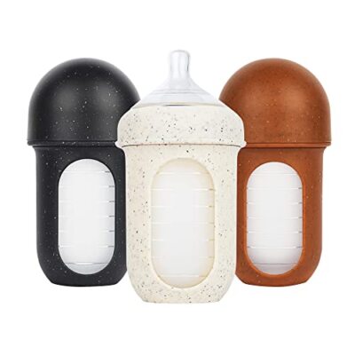 Boon Nursh Reusable Silicone Pouch Baby Bottles -  Assorted Colors , Sizes 