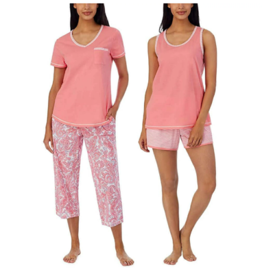 Carole Hochman Women's Capri Pajamas Sets, Extra Small (4-6)