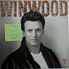 Steve Winwood Roll With It Vinyl Record LP VG+/VG+ V2532 1988 1st Press