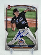 Austin Troesser 2023 Bowman Draft #BD-176 New York Mets SIGNED