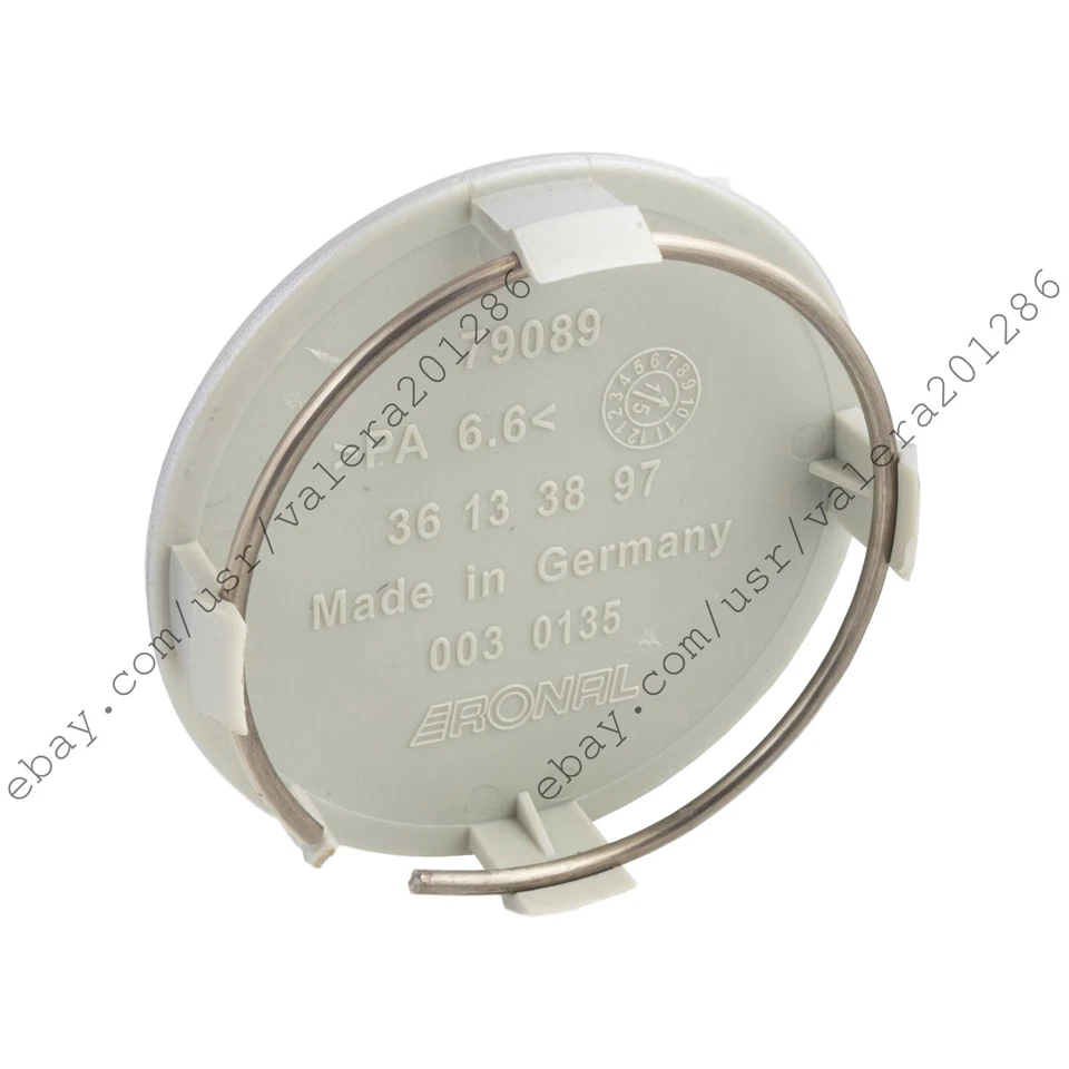 TAPA CENTRAL RUEDA AC SCHNITZER PLATA REDONDA 75MM PARA TIPO II TIPO III 36133897 Foto 2 de 2