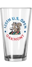 2025 US Open Pint Glass Oakmont golf 16 oz. usga new