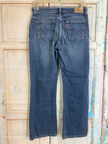Levi Strauss and co 515 Blue Embroidery 6P Jeans Women’s Casual Work Everyday - Picture 6 of 11