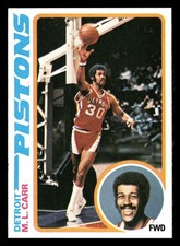 M.L. Carr 1978-79 Topps Set-Break #82 Detroit Pistons