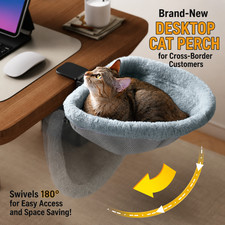 Cat Desk Bed   180  Rotating  Adjustable Cat Hammock