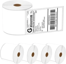 5 ROLLS Mailing Postage Shipping Label Compatible with Zebra 2844 ZP-450 ZP-500