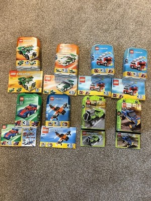 LEGO mini sets lot of Instructions and Plastic containers ONLY - NO BRICKS