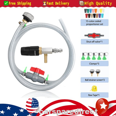 #ad #ad Pressure Washer Adjustable Long Range Downstream Injection Nozzle Kit 4 4.5 GPM $52.99