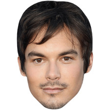 Tyler Blackburn (Brown Hair) Big Head. Larger than life mask.