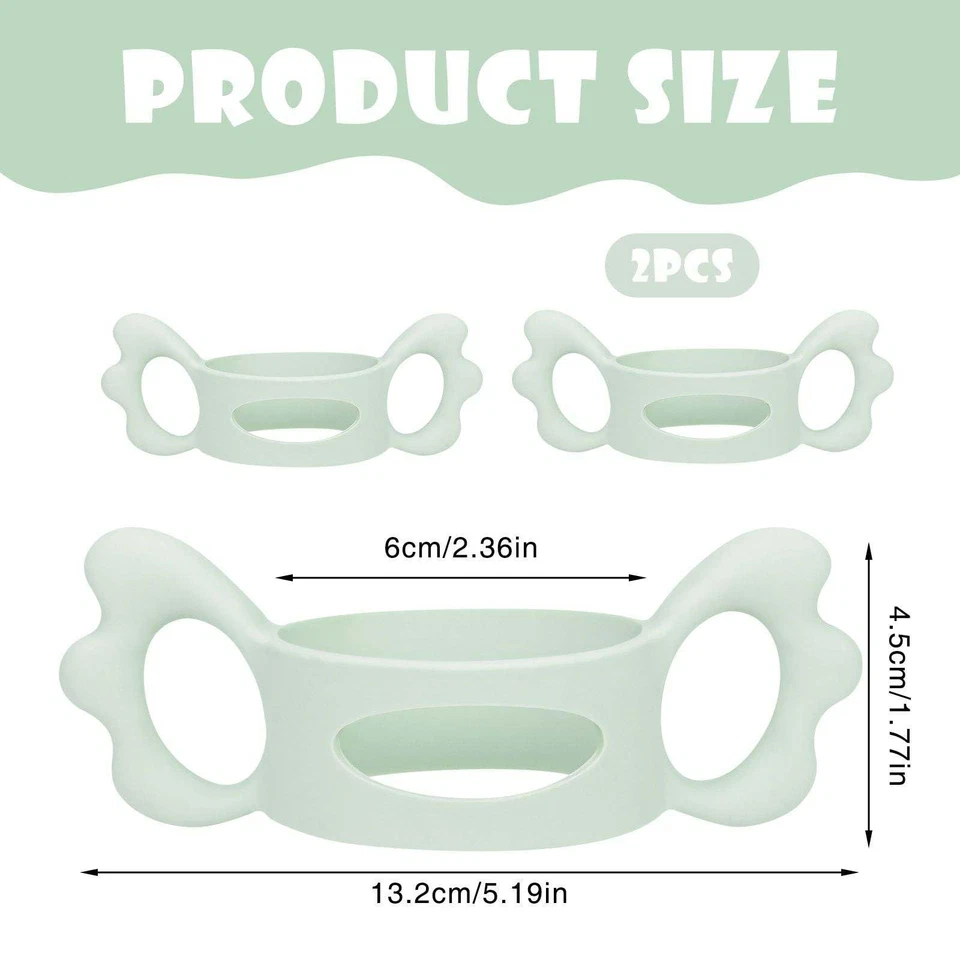 Baby-Flaschengriff Breithals-Flaschengriff für Babys ergonomisch geformt für ... - Bild 2 von 4