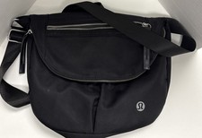 Lululemon All Night Festival Black Small Crossbody Bag Adjustable Strap