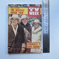 TV WEEK Magazine Australia BONANZA CAST on the Cover JUNE 1968
