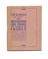France, CATALOGUE des OBLITERATIONS GROS CHIFFRES sur TIMBRES de FRANCE, 1960