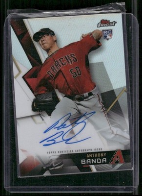 ANTHONY BANDA 2018 TOPPS FINEST ROOKIE AUTO AUTOGRAPH REFRACTOR FA-ARA