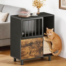 Dog Proof Cat Feeder Station   Elevated Feeding Table with Stainless Steel