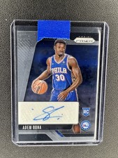 2024-25 Prizm #RSI-ABP Adem Bona Rookie Signatures Silver Auto 76ers