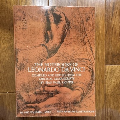 Dover The Notebooks of Leonardo Da Vinci Vol. 1 Trade PB 1970 Illustrated