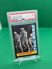 1977 STAR WARS WONDER BREAD #12 STORMTROOPERS PSA 7