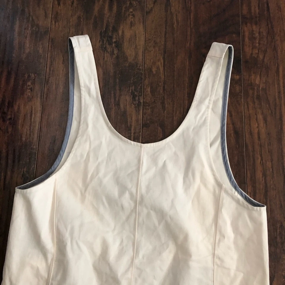 Vestido Hurley para mujer talla S gamuza cremallera jersey blanco roto Foto 4 de 4