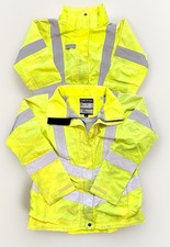 Womens Medium 36-38 PORTWEST Hi Vis Reflective Lightweight Waterproof Jackets