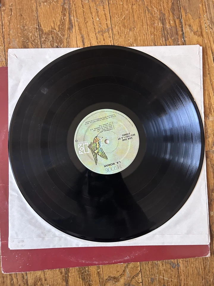 The Doors LA Woman Vinyl Record EKS75011 vintage untested 1971  - Image 2 of 4