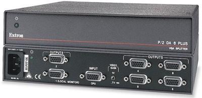 Extron P/2 DA 6 Plus VGA UXGA Verteilerverstärker 1 Eingang 6 Ausgänge