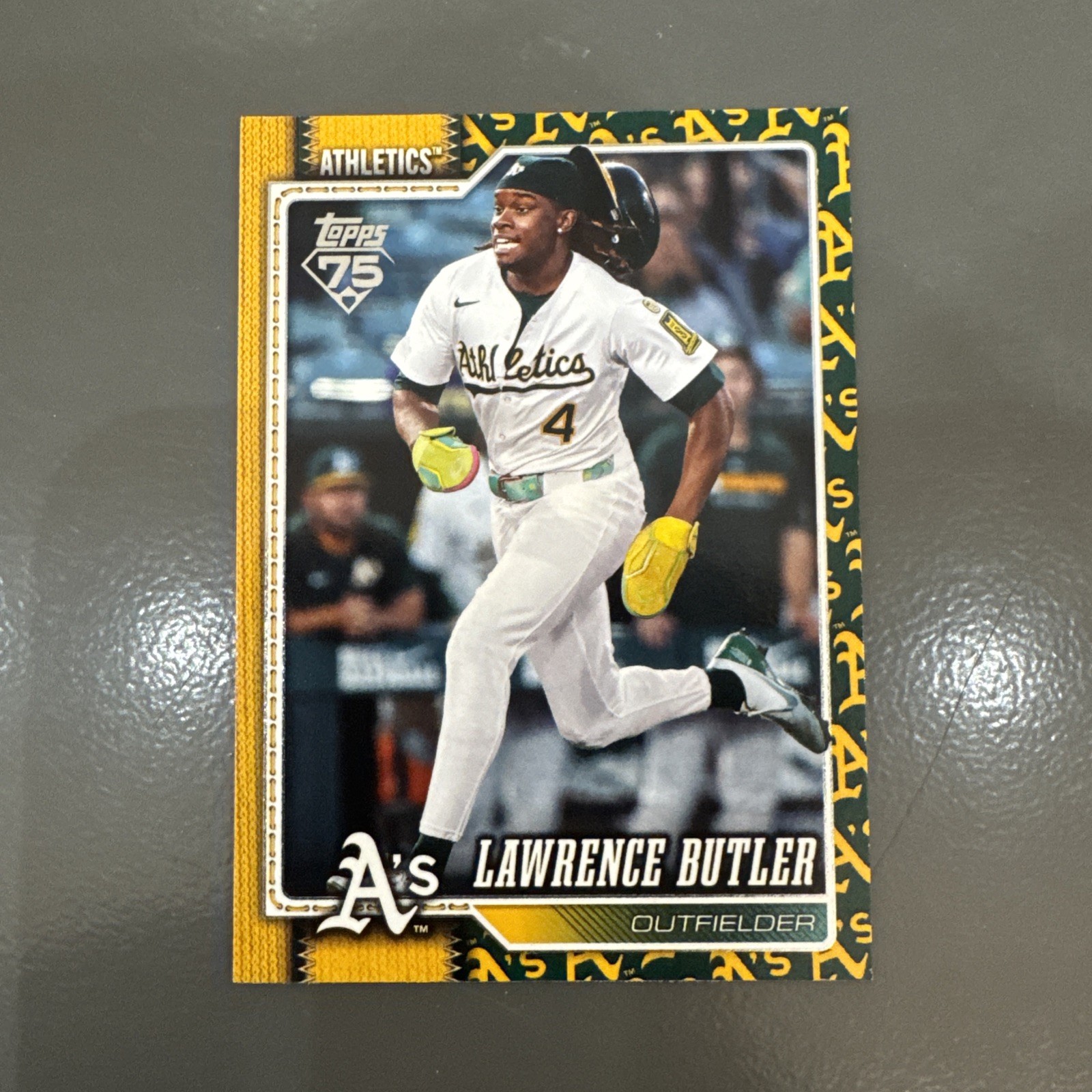2026 Topps Series 1 LAWRENCE BUTLER Team Color Border SSP #324 Athletics