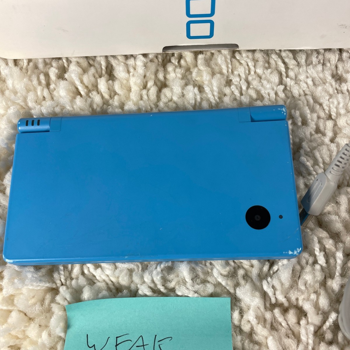 Nintendo DSi Teal Blue Handheld Console System TWL-001 Complete in