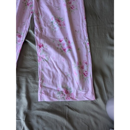 Neu mit Etikett Carole Hochman rosa Kosmos Baumwolle langes Pyjama-Set - Größe S - Bild 2 von 7