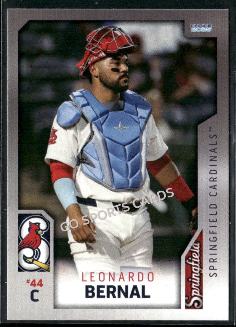 2025 Springfield Cardinals Leonardo Bernal RC Rookie St Louis Minor League