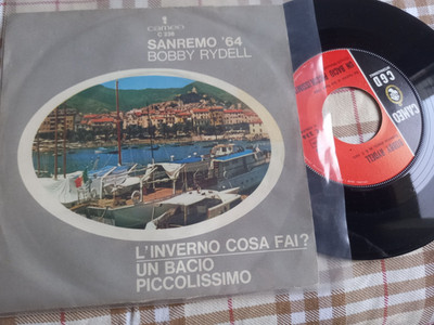 BOBBY RYDELL WINTER WAS MACHST DU KUSS SEHR KLEIN ITALY 45 7'' EX++ EX