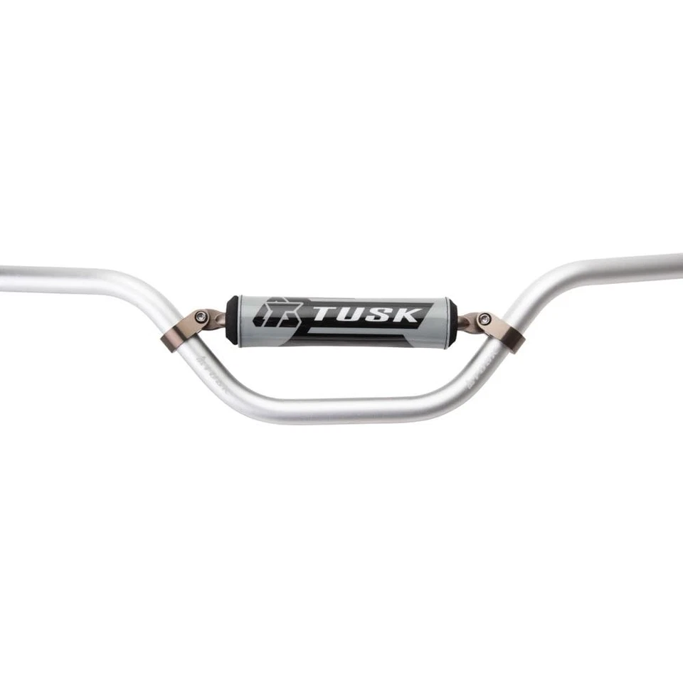 Tusk T-10 Aluminum 7/8" Handlebar Mini High Bend Silver For HONDA CRF110F - Image 3 of 4