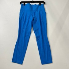 ATHLETA Salutation Stash High Rise 7/8 Leggings Women's Size M Blue