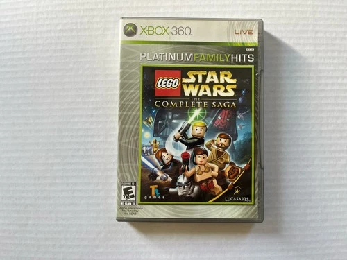 LEGO Star Wars: The Complete Saga (Xbox 360, 2007) Platinum Hits Tested working