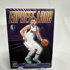 2023-24 Panini Donruss Optic #13 Luka Doncic Express Lane Purple Prizm Mavericks